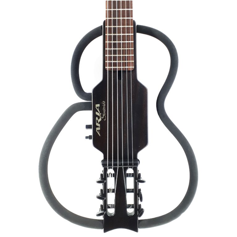 Aria アリア シンソニードAS-101C（ナイロン弦）サイレントギター - 弦楽器