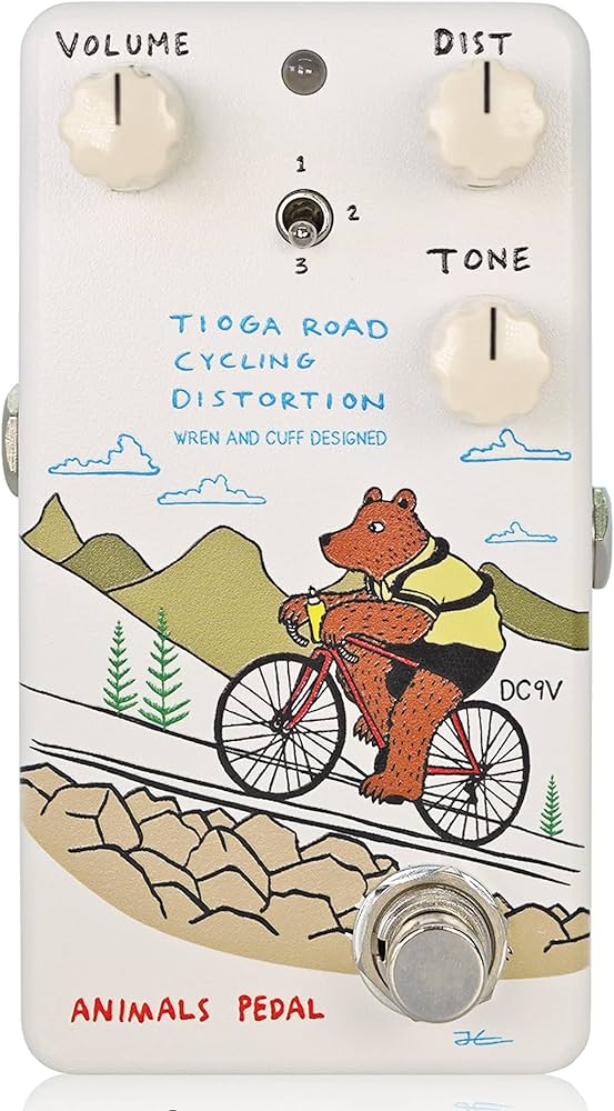 ANIMALS PEDAL TIOGA ROAD CYCLING DISTORTION